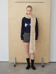 Vanilla Girl Gradient Wool Blend Scarf