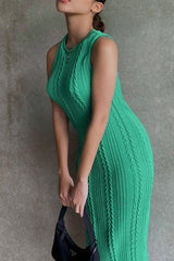 Cable Knit Dress - Tevqa