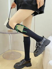 Unisex Ribbed Cotton Socks with 3D Dragon Spikes