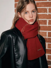 Unisex 100% Australian Wool Fine Knit Scarf