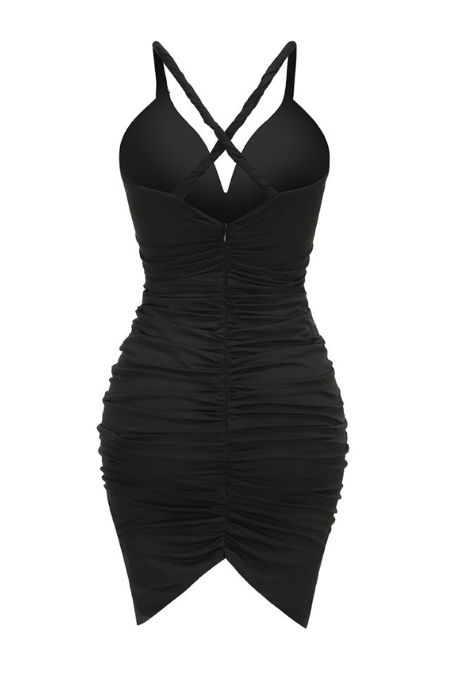 Cynthia Metallic Sequin - Embellished Dress - Tevqa