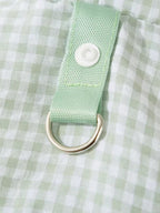 Gingham padded dog hoodie jumpsuit - View 8 | TEVQA