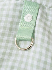 Gingham Padded Dog Hoodie Jumpsuit