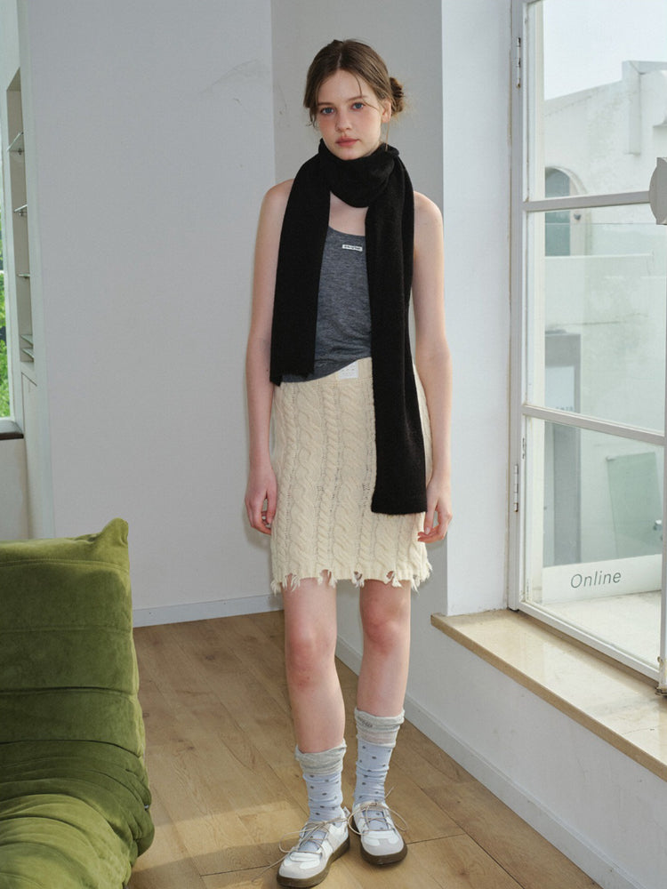 Soft Luxe Mohair Wool Blend Scarf