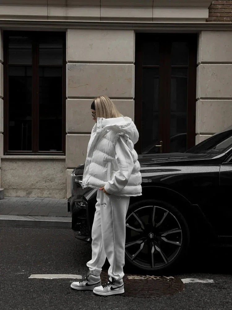 Hooded Puffer Vest - View 6 | TEVQA