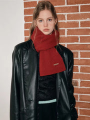 Unisex 100% Australian Wool Fine Knit Scarf