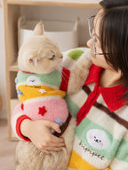 Striped pet sweater with stars - View 6 | TEVQA