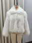 Shaggy Faux Fur Crop Jacket - View 12 | TEVQA