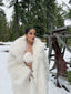 Aspen Glaze Shaggy Long Faux Fur Coat - TEVQA