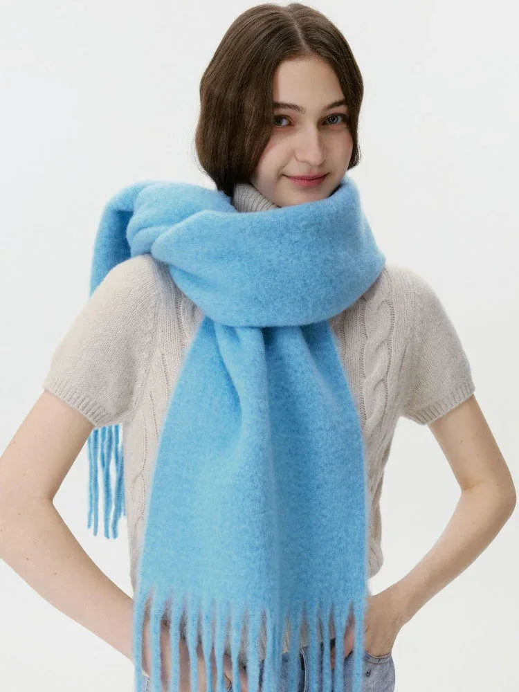 Premium Merino Wool Blend Scarf - TEVQA