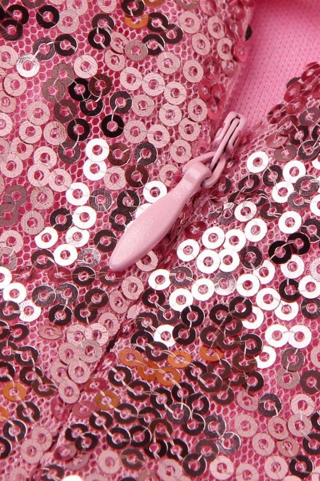 Sequin mini dress with spaghetti straps - View 10 | TEVQA