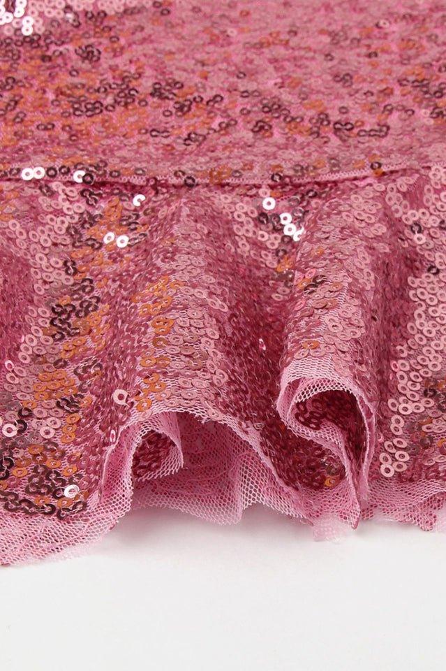 Sequin mini dress with spaghetti straps - View 11 | TEVQA