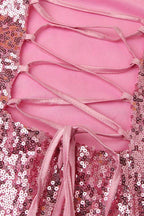 Sequin mini dress with spaghetti straps - View 9 | TEVQA