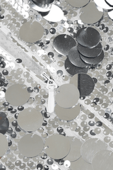 Halter Sequin Embellished Midi Dress - Tevqa