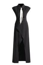 Liberty Midi Dress with Tie Detail - View 6 | TEVQA