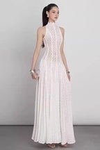 Textured Knit Fit and Flare Dress - View 11 | TEVQA