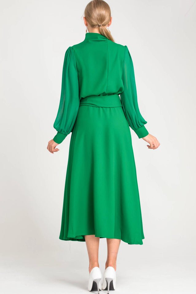 Magdalen Midi Dress - Tevqa