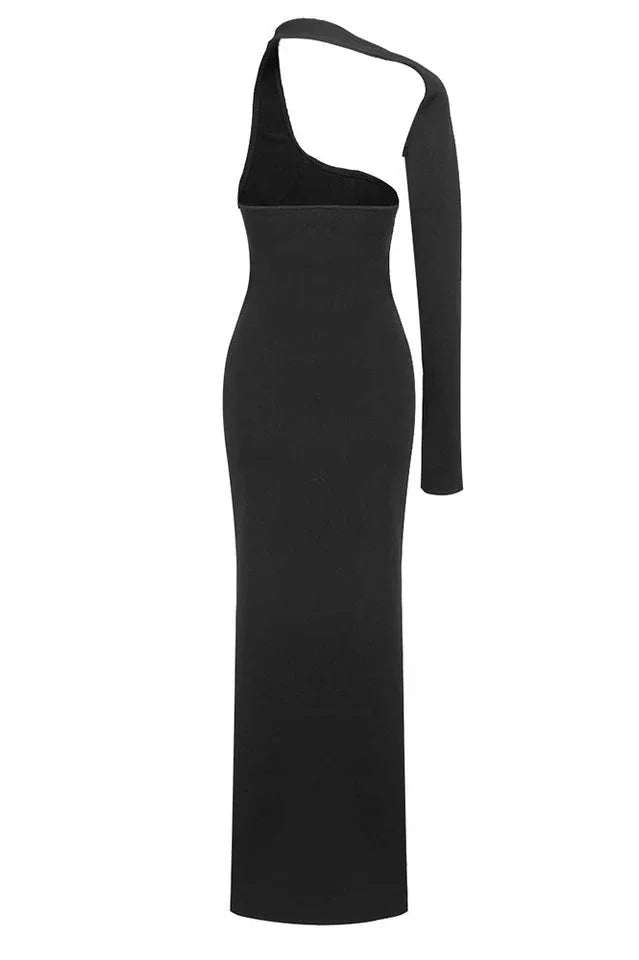 One Shoulder Midi Dress - View 7 | TEVQA