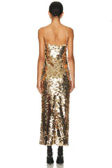 Phoenix Sequin Slip Dress - Tevqa