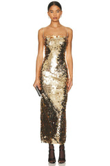 Phoenix Sequin Slip Dress - Tevqa