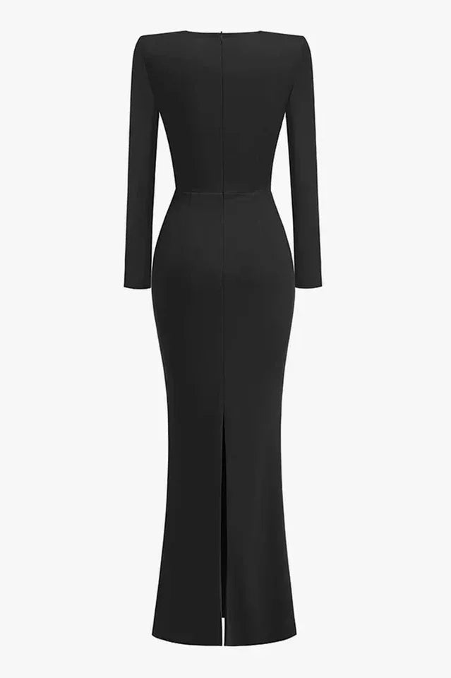 Formal maxi dress with sweetheart neckline - View 8 | TEVQA