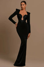 Formal maxi dress with sweetheart neckline - View 6 | TEVQA