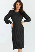 Long Sleeve Knit Dress - View 19 | TEVQA