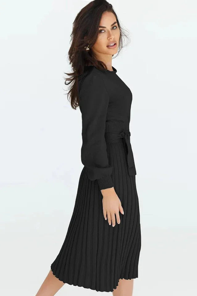 Long Sleeve Knit Dress - View 20 | TEVQA
