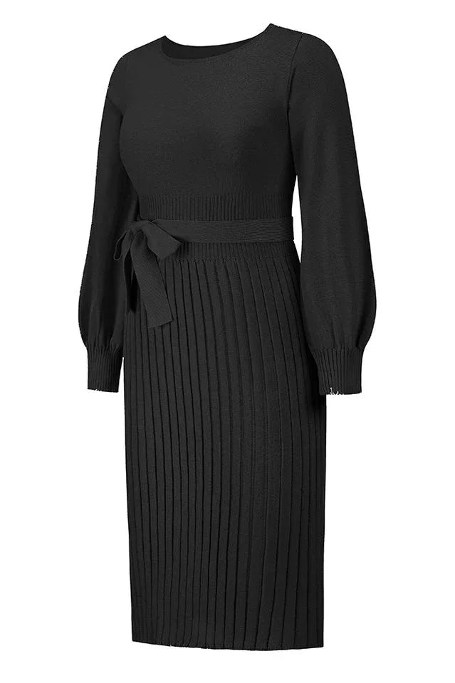Long Sleeve Knit Dress - View 23 | TEVQA