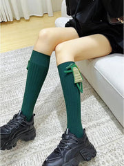 Unisex Ribbed Cotton Socks with 3D Dragon Spikes - TEVQA