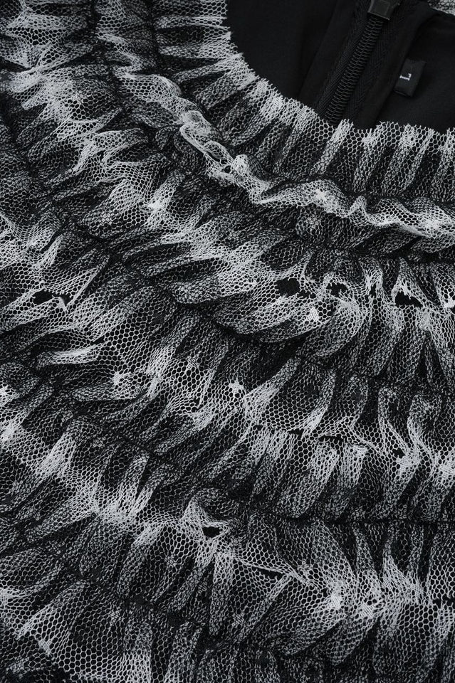 Wild Rose Ruffle Gown - Tevqa