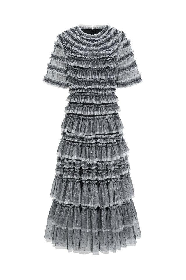 Wild Rose Ruffle Gown - TEVQA