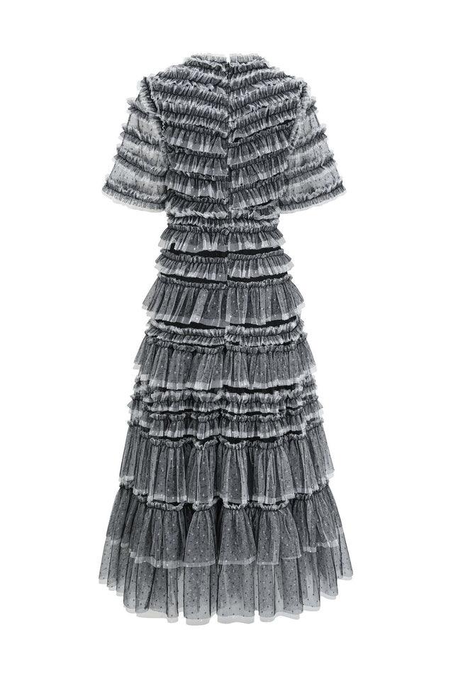Wild Rose Ruffle Gown - TEVQA