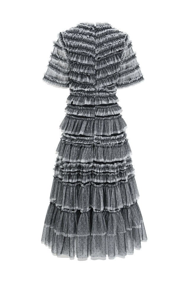 Wild Rose Ruffle Gown - Tevqa