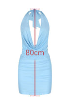 Willis Cowl Neck Party Mini Dress - TEVQA