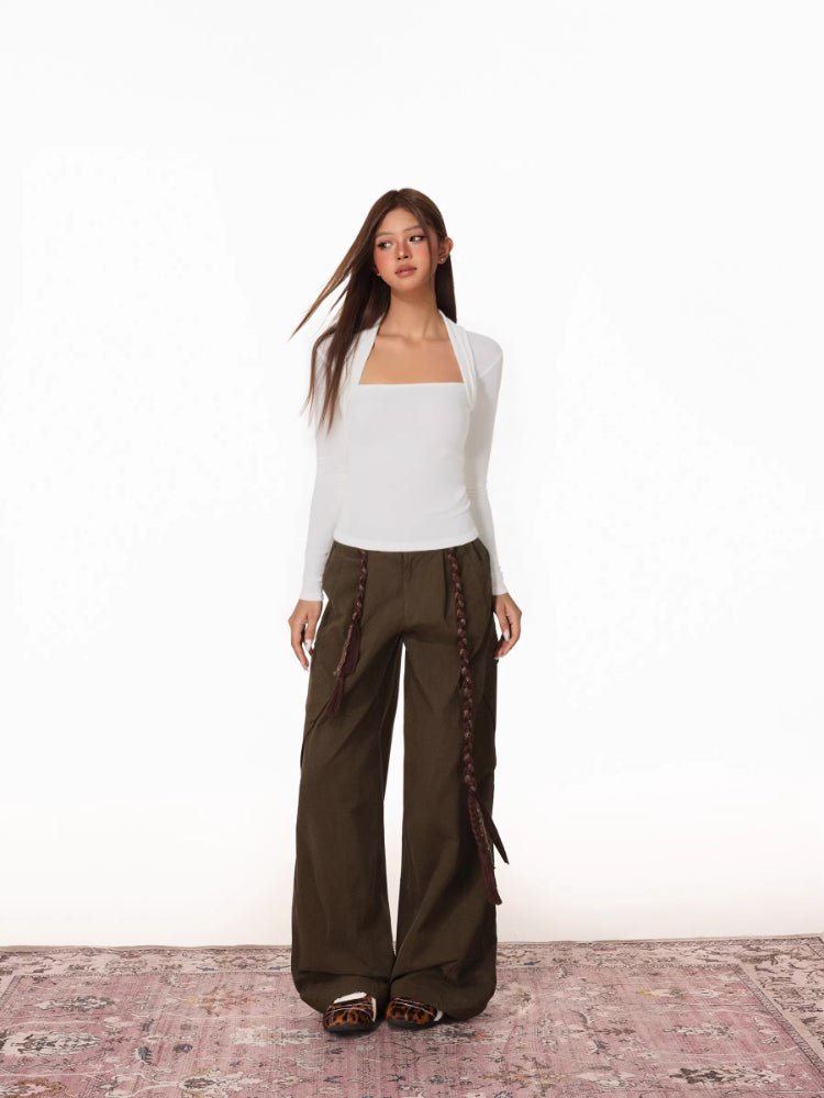 Women's Black Mock Two - Piece Bolero Slim Crop Top - TEVQA