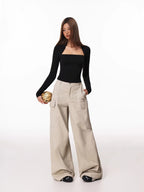 Women's Black Mock Two - Piece Bolero Slim Crop Top - TEVQA